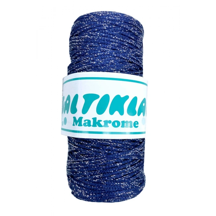 1 Adet Polyester Simli Makrome İpi SG-370