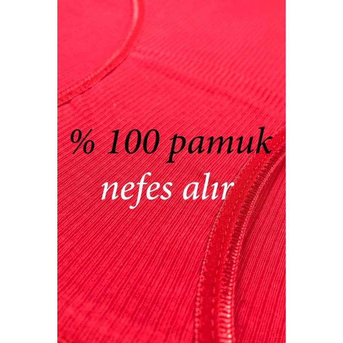 12 Adet Fitilli Pamuklu Kadın Kaşkorse Bikini Külot