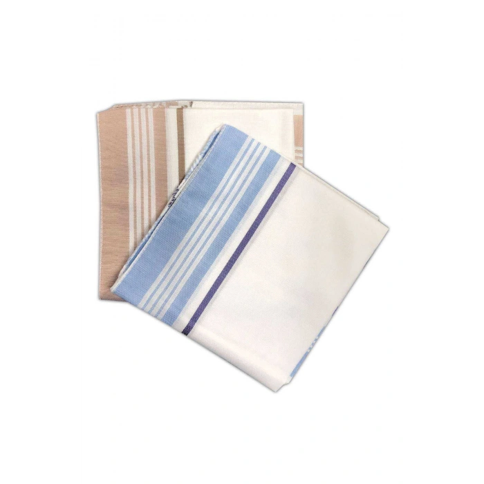 12 adet Pamuklu Lüx Erkek Mendili 40x40 cm