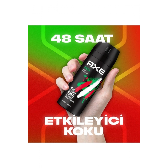 2 Adet Axe Africa Erkek Deodorant Sprey 150 ml
