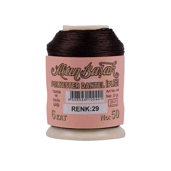 3 Adet Altınbaşak Oya ve Dantel İpi 20 gr - Royaleks - No: 029