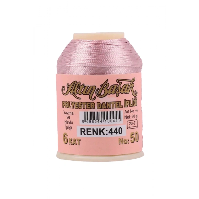 3 Adet Altınbaşak Oya ve Dantel İpi 20 gr - Royaleks - No: 251 - 440 - 455