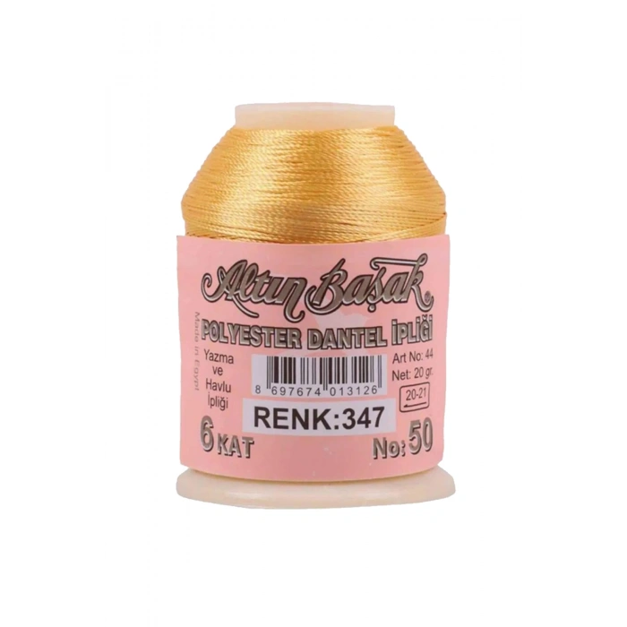 3 Adet Altınbaşak Oya ve Dantel İpi 20 gr - Royaleks - No: 347 - 040 - 505