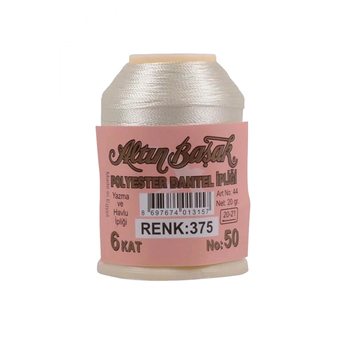 3 Adet Altınbaşak Oya ve Dantel İpi 20 gr - Royaleks - No: 375 - 038 - 316