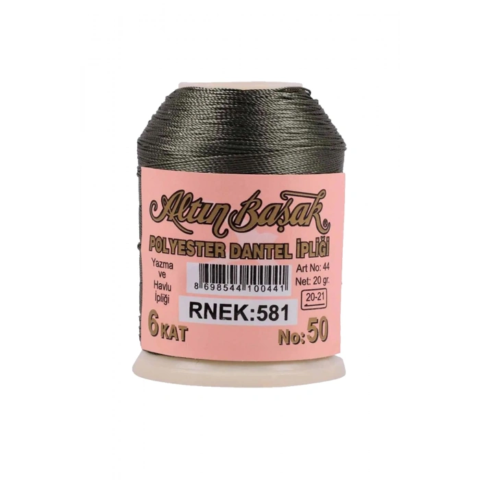 3 Adet Altınbaşak Oya ve Dantel İpi 20 gr - Royaleks - No: 581