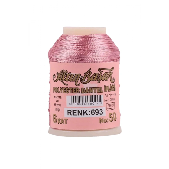 3 Adet Altınbaşak Oya ve Dantel İpi 20 gr - Royaleks - No: 648 - 693 - 022