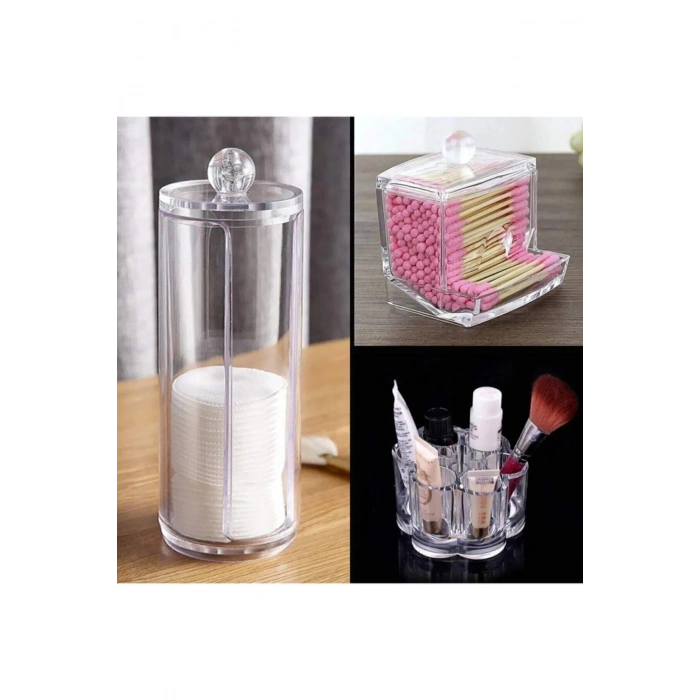 3lü Makyaj Organizer Set Royaleks-AK504