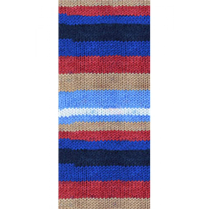 5 Adet Vega Stripe Premium Akrilik El Örgü İpi Yünü No: 82411