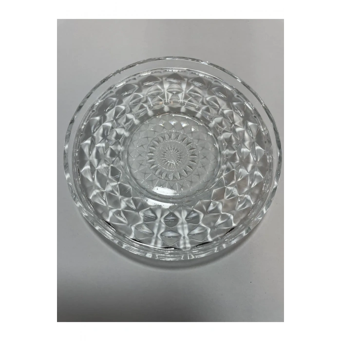 Alin Adela 6lı Cam Çay Tabağı Çay Tabak Altlığı Royaleks-RYG8030