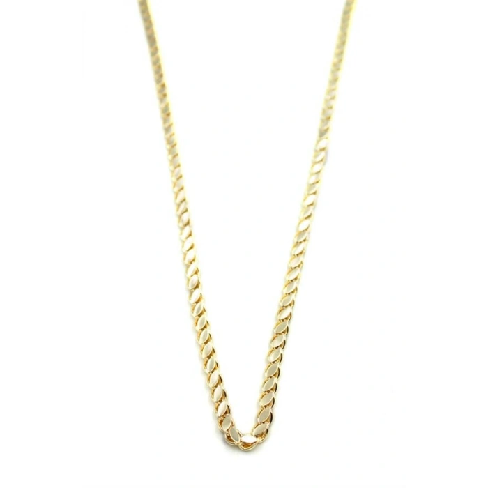 Arpa Zincir Kolye-45 cm - Altın