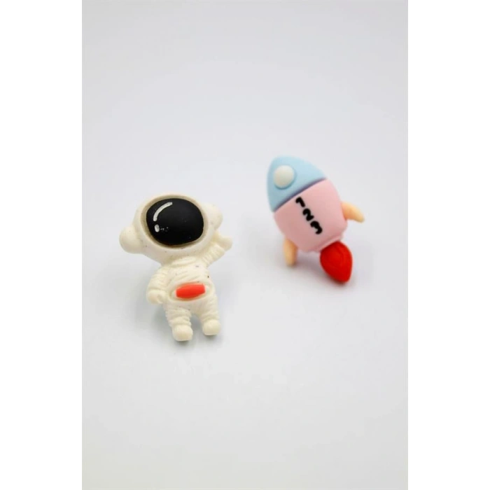 Astronot Hamur Küpe - ÇOK RENKLİ
