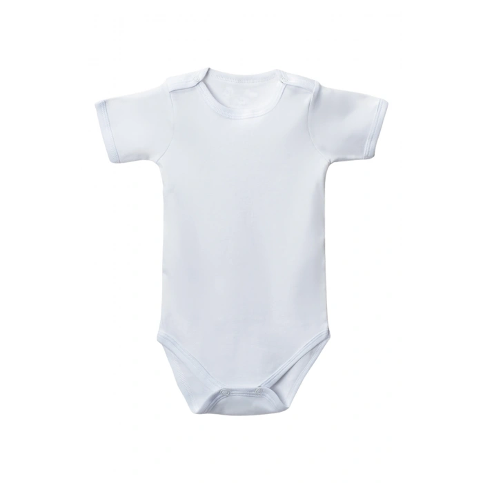 Beyaz Yarım Kol Body Zıbın 7-12 YAŞ Çocuklar İçin (1 ADET) Alttan Çıtçıtlı Özel Gereksinimli