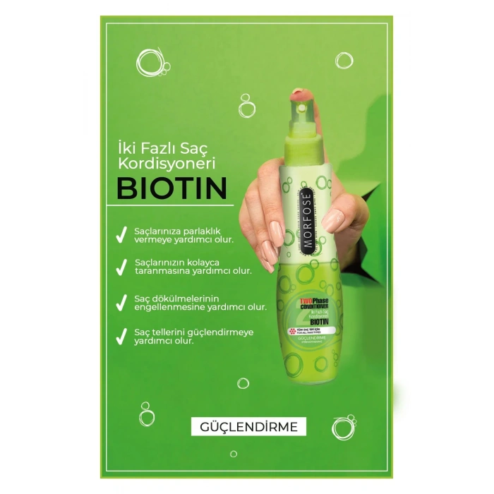 Biotin Çift Fazlı Saç Kondisyoner Fön Suyu 240 ML - mrfs