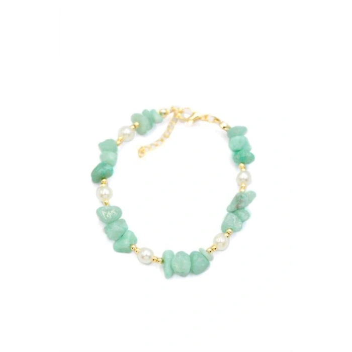 Boncuk Bileklik - Açık Yeşil