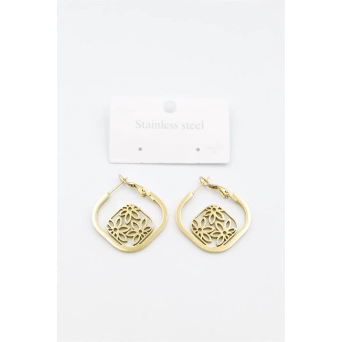 Çiçek Küpe - Altın