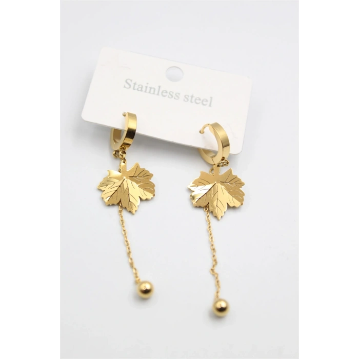 Çınar Ağacı Küpe - Altın