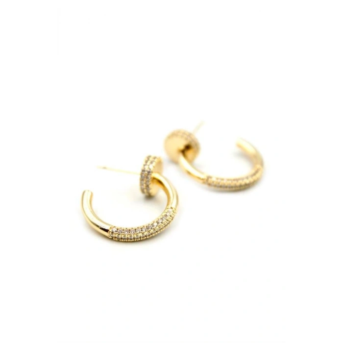 Çivi Küpe - Altın