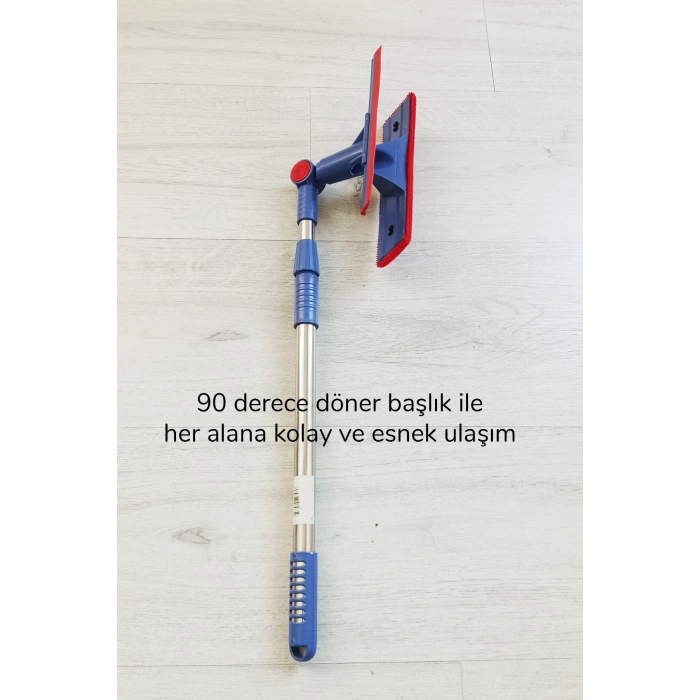 Çok Amaçlı Pratik Cam Temizleyici Kıl Tüy Toplayıcı Halı Kanepe Koltuk Temizleyici Döner Başlıklı