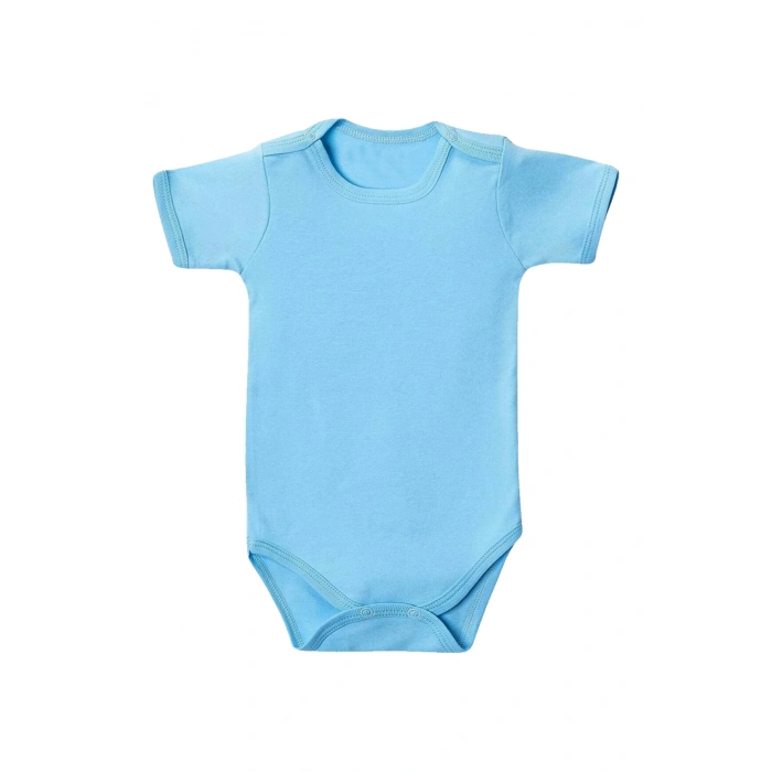 Çok Renkli Yarım Kol Body Zıbın 2-7 YAŞ Çocuklar İçin (3 ADET) Alttan Çıtçıtlı Özel Gereksinimli