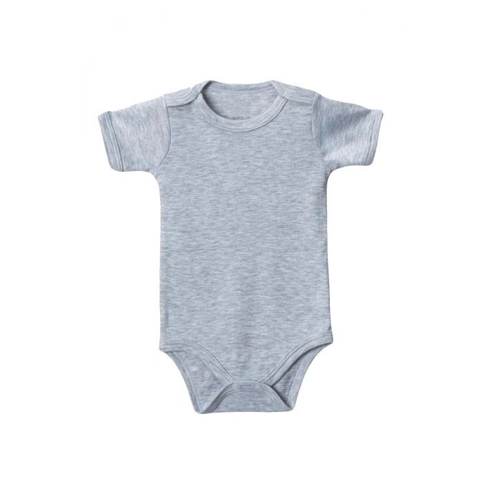 Çok Renkli Yarım Kol Body Zıbın 7-12 YAŞ Çocuklar İçin (3 ADET) Alttan Çıtçıtlı Özel Gereksinimli