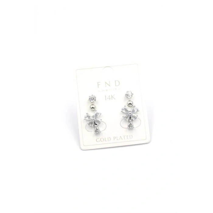 Çoklu Kelebek Küpe - Gümüş