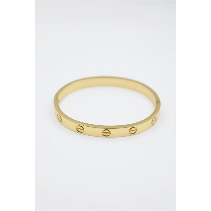 CRT Model Taşsız Bilezik - Altın