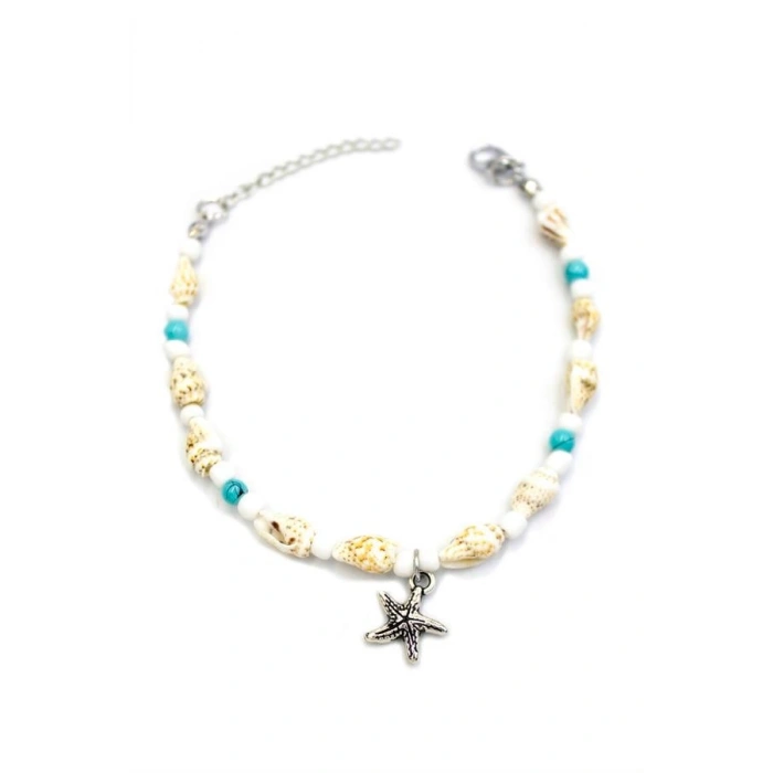 Deniz Kabuğu Halhal - Turkuaz