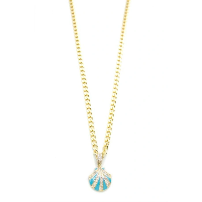 Deniz Kabuğu Kolye - Altın