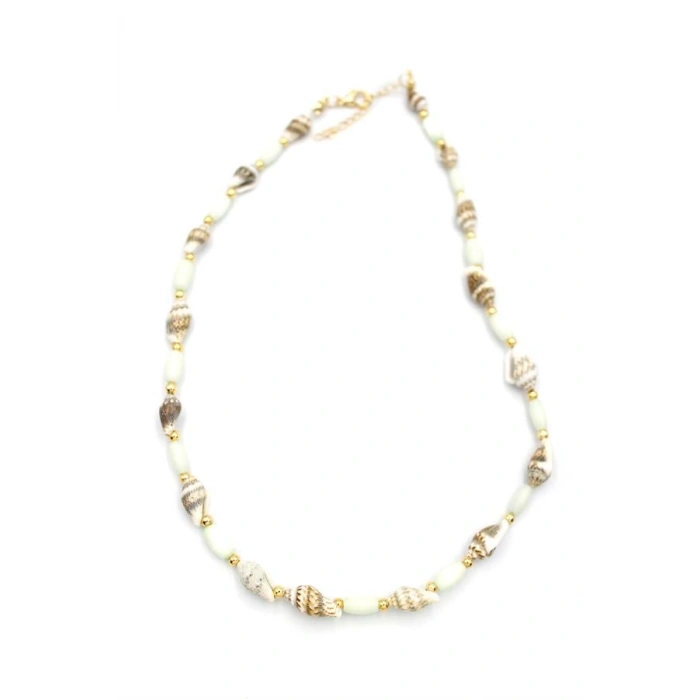 Deniz Kabuğu Kolye - Beyaz