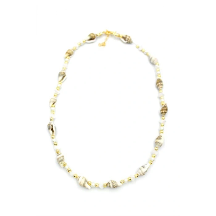 Deniz Kabuğu Kolye - Beyaz