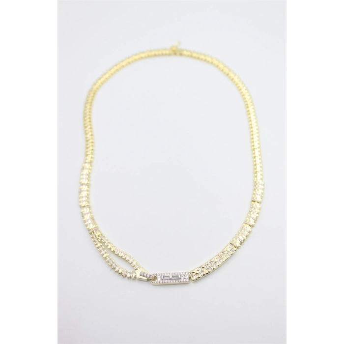 Fermuar Kolye - Altın