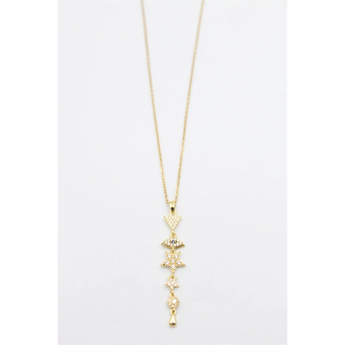 Göz Yıldız Kolye - Altın