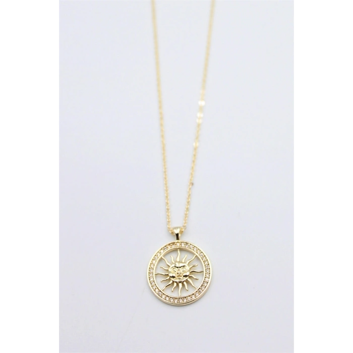 Güneş Kolye - Altın