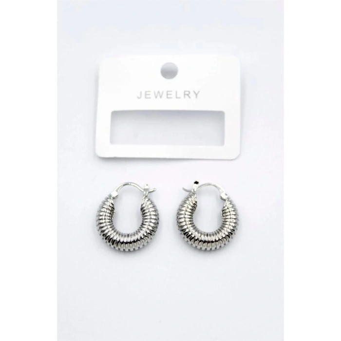 Halka Küpe - Gümüş