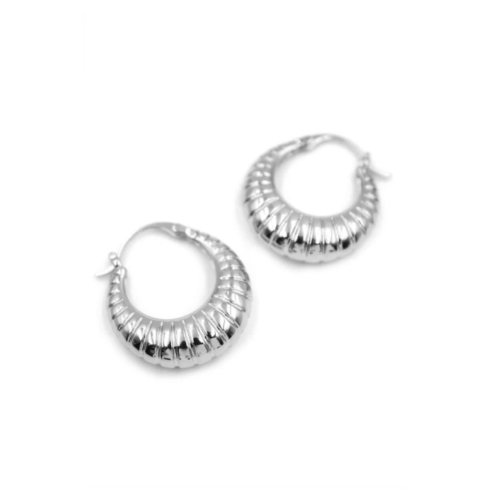 Halka Küpe - Gümüş