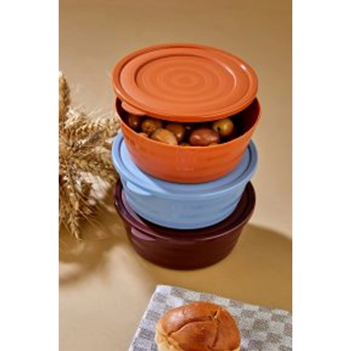 Harmony Kapaklı Yonca Kase 3lü Royaleks-HT-002