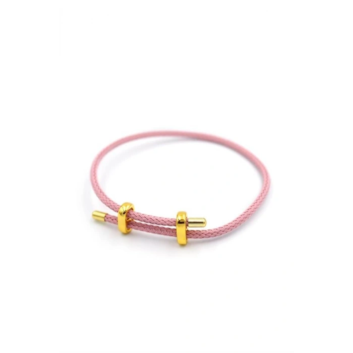 Hasır Bileklik - Pembe