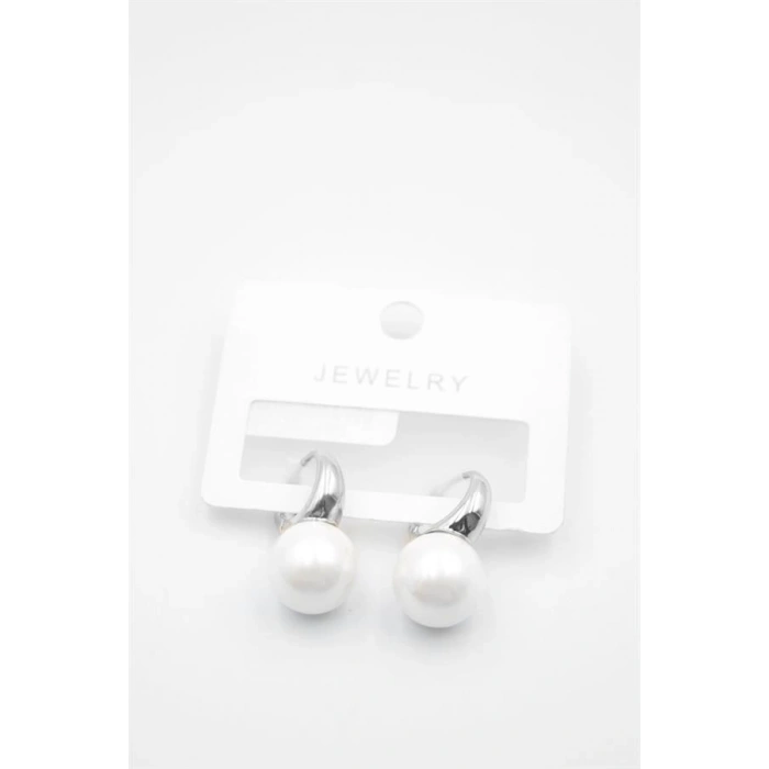 İncili Küpe - Gümüş