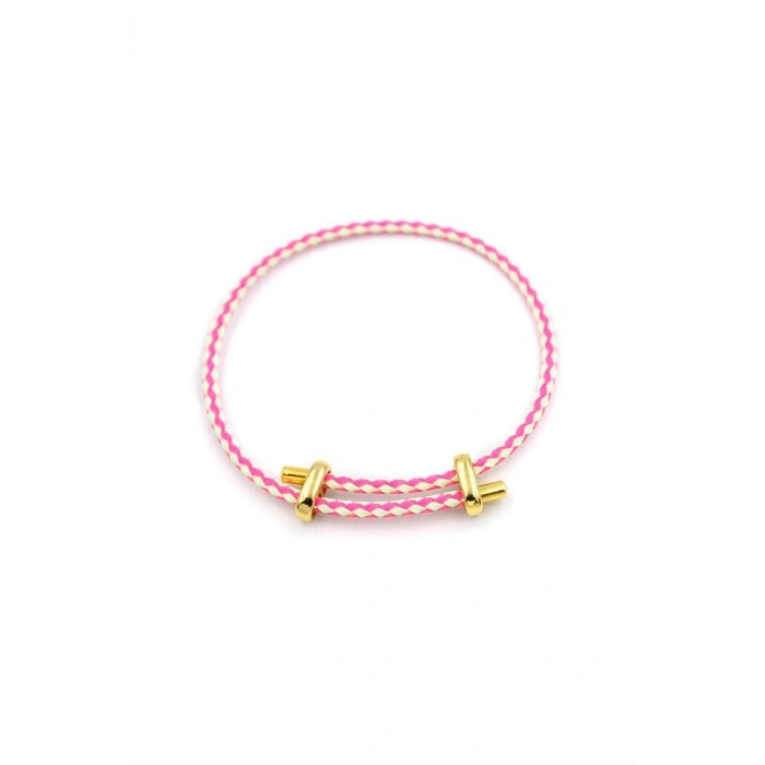 İp Bileklik - Fuşya