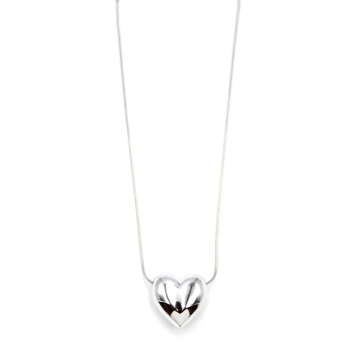 Kalp Kolye - Gümüş