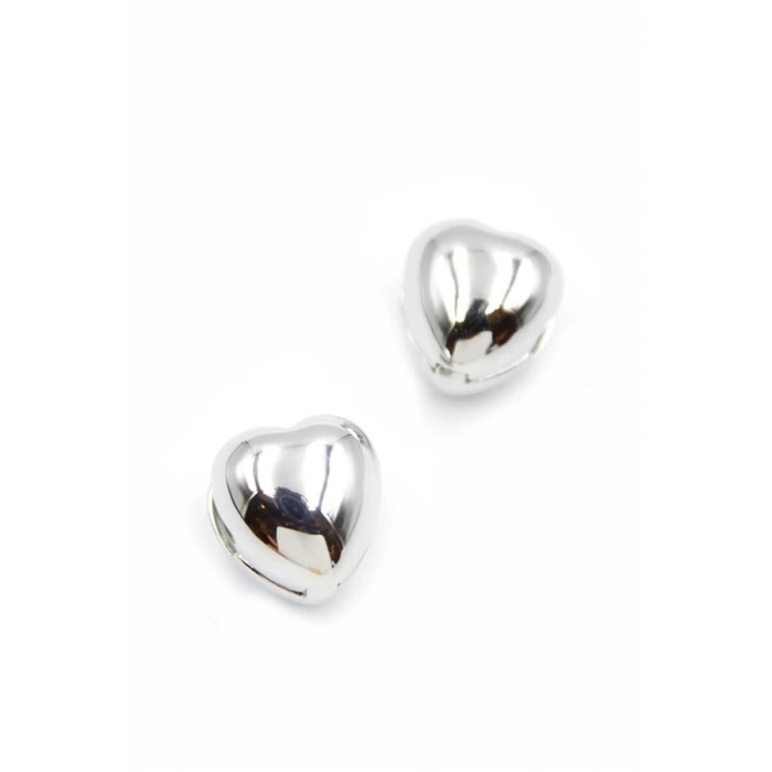 Kalp Küpe - Gümüş