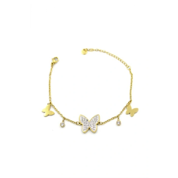 Kelebek Bileklik - Altın