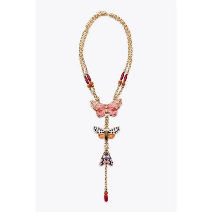 Kelebek Kolye - Altın