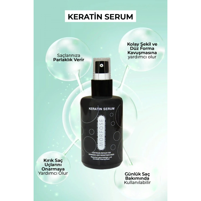 Keratin Saç Serumu 75 ML - Yıpranmış Saçlar için - mrfs