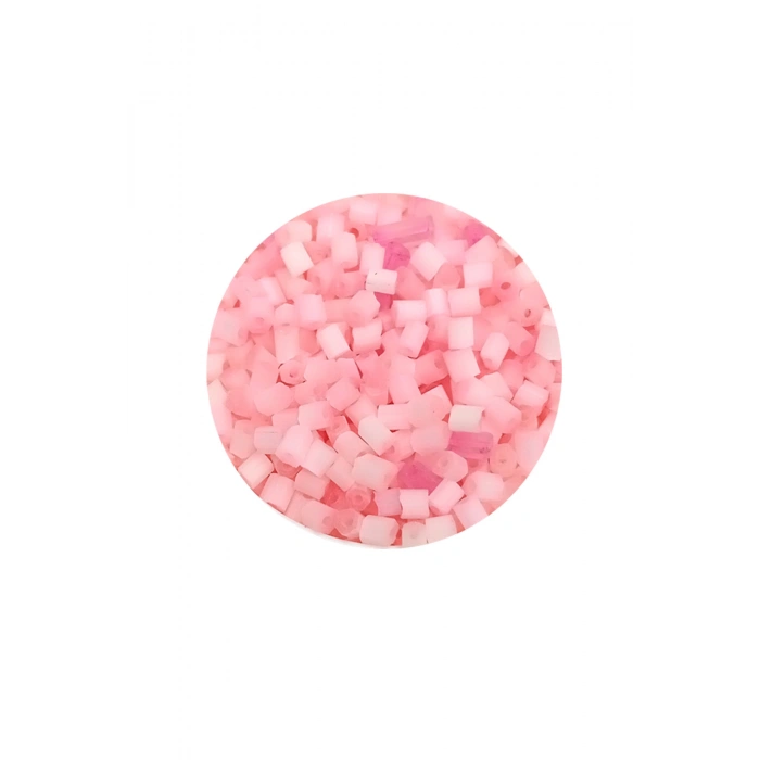 Kesme Cam Boncuk 2mm - 20 Gram - Şeker Pembe -BNC350