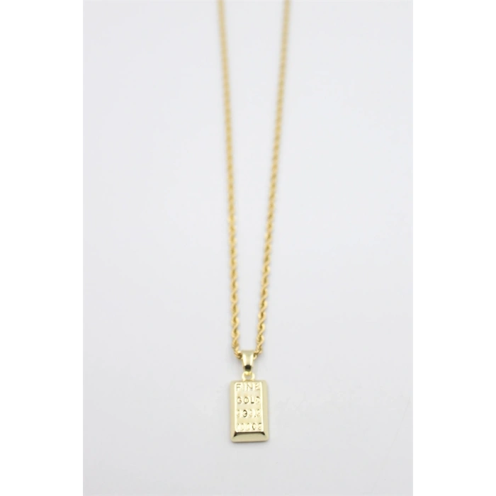 Külçe Altın Kolye - Altın