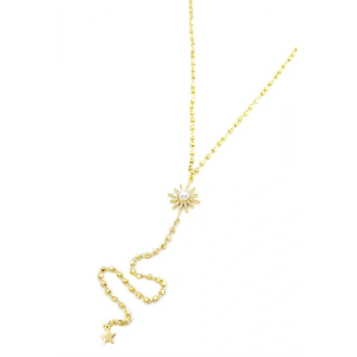 Kuzey Yıldız Y Kolye - Altın