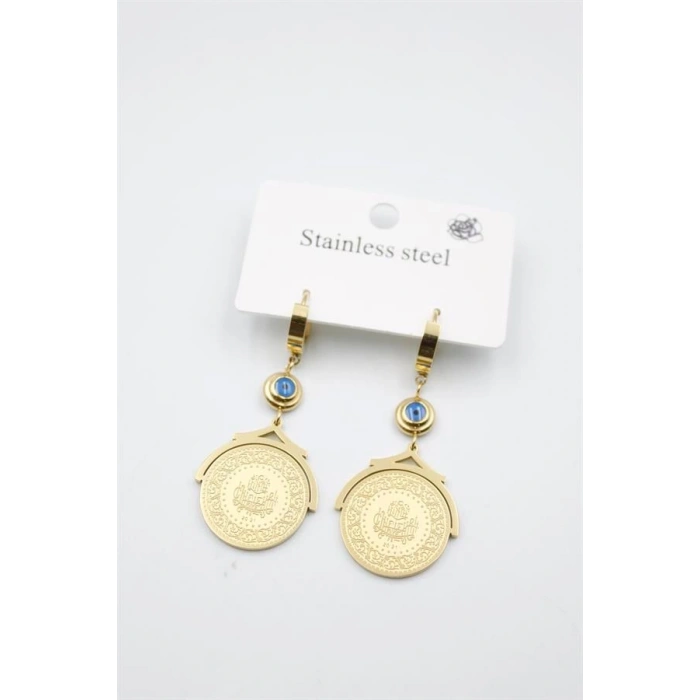 Lira Nazar Küpe - Altın