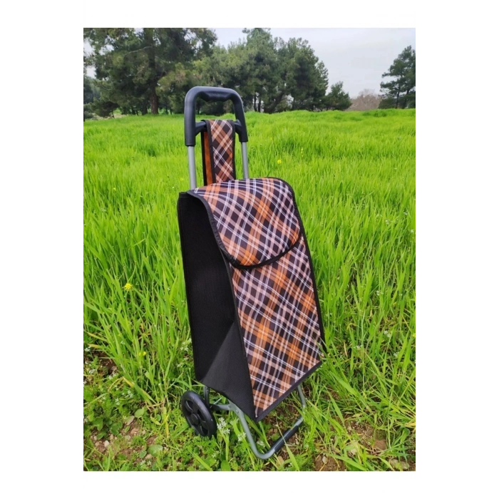 Lüx Pazar Arabası Su Geçirmez Çantalı