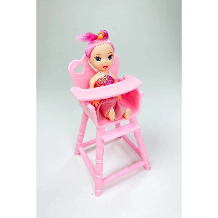 Mama Sandalyeli Parmak Bebek 16 cm